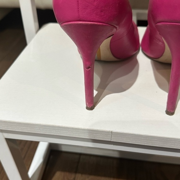 Sam Edelman Hazel Pink Peony Leather Pointed Pump 👠💋❤️ - Picture 11 of 12